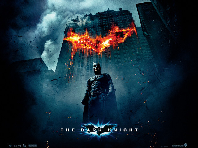 Batman dark knight city lightning free wallpaper for desktop - medium preview image