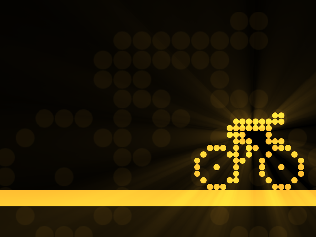 Yellow ribbon bicycle polka dot free wallpaper for desktop - medium preview image