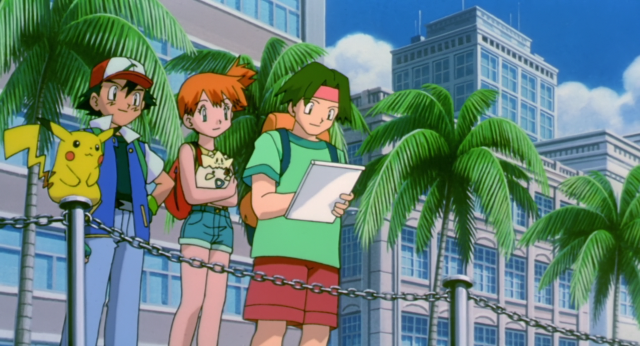 People rope building palm trees free wallpaper for desktop - medium preview image