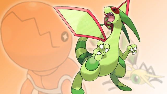 Green pokemon red kite yellow free wallpaper for desktop - medium preview image