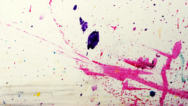 Paint splatter black bird top free wallpaper for desktop - medium preview image