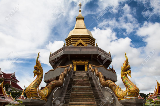 Tall building steeple golden dragon free wallpaper for desktop - medium preview image