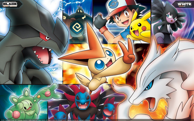 Pokemon collage starter trio altermodern free wallpaper for desktop - medium preview image