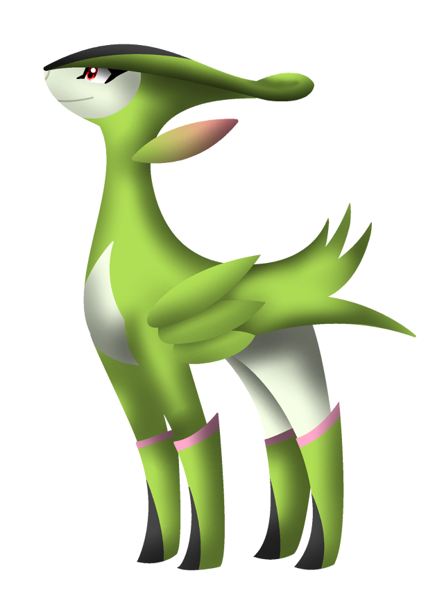 Cartoon green white furry digital free wallpaper for mobile - medium preview image