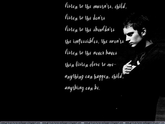 Man black shirt gun quote free wallpaper for desktop - medium preview image