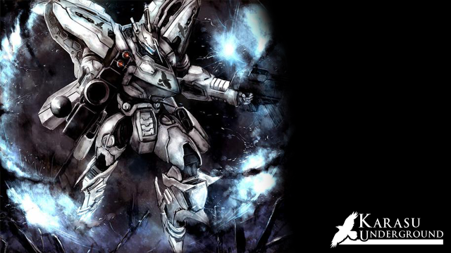 Robot gun black background clouds free wallpaper for desktop - medium preview image