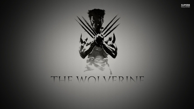 Man holding wolverine logo chest #2 free wallpaper for desktop - medium preview image