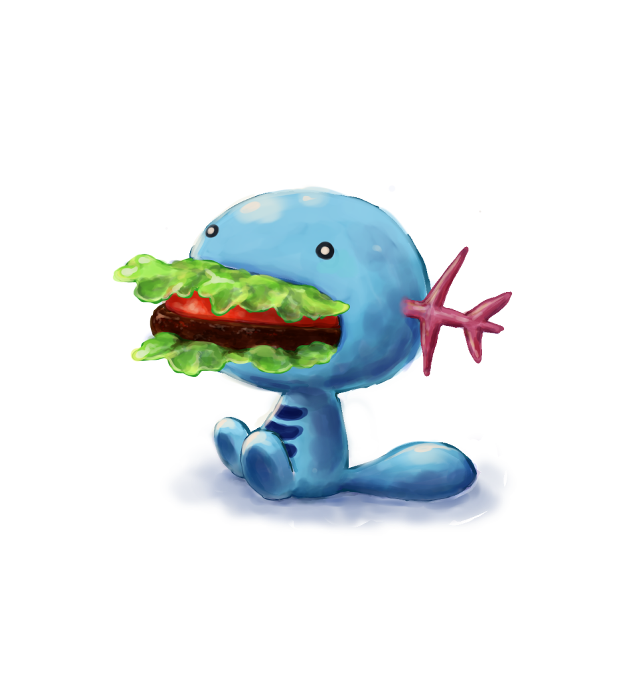 Cartoon character sandwich starfish mouth free wallpaper for tablet - medium preview image