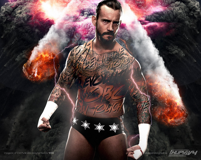 Bearded man tattoos volcano lava free wallpaper for desktop - medium preview image