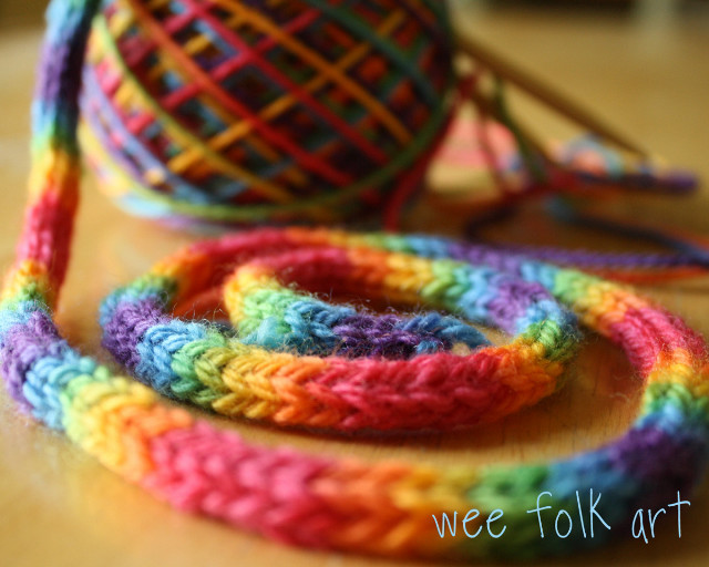 Yarn colorful crochet ribbon table free wallpaper for desktop - medium preview image