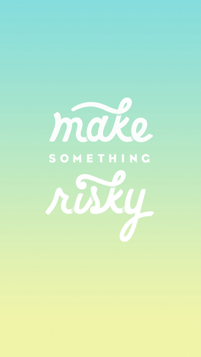 Blue yellow background make something free wallpaper for mobile - medium preview image