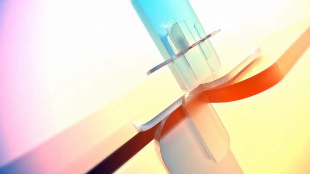 Toothbrush toothpaste ribbon 3d render free wallpaper for desktop - medium preview image