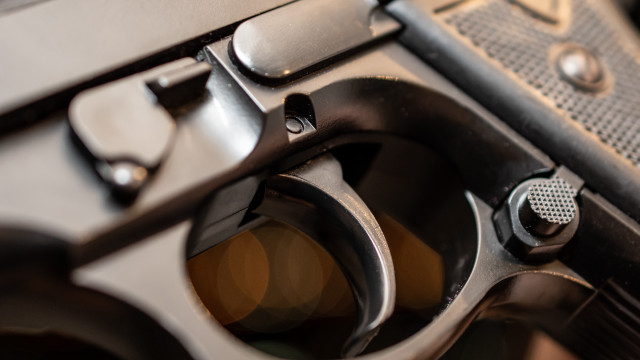 Gun black finish precisionism blurry free wallpaper for desktop - medium preview image