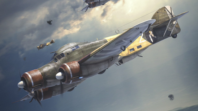 Plane flying overhead clouds sotsart free wallpaper for desktop - medium preview image