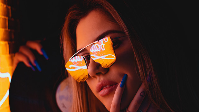 Aramenta dianthe vail cyberpunk neon free wallpaper for desktop - medium preview image