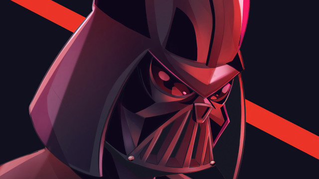 Darth vader red stripe red free wallpaper for desktop - medium preview image