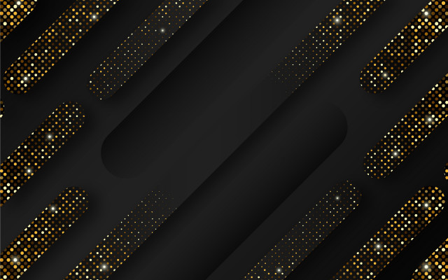 Black gold background gold dots free wallpaper for desktop - medium preview image