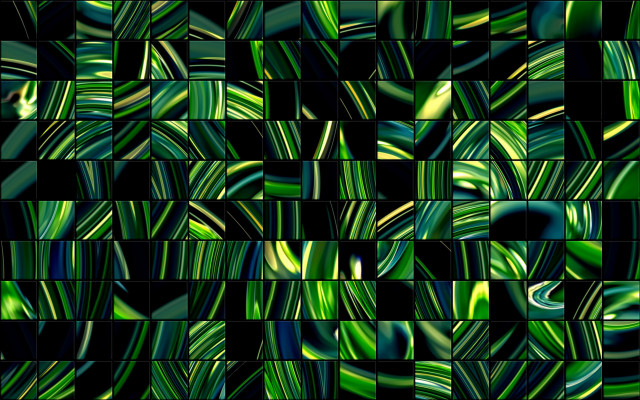 Green tiled wall black background free wallpaper for desktop - medium preview image