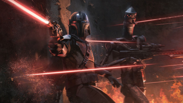 Star wars battle armor fire free wallpaper for desktop - medium preview image