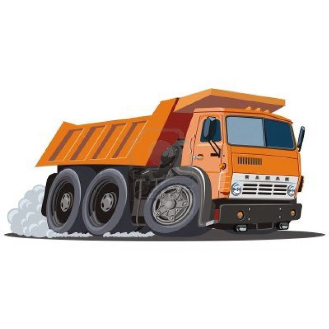 Dump truck flatbed dumpster smoke free wallpaper for tablet - medium preview image