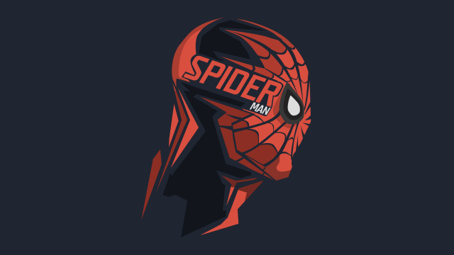 Spider man mask marvel vector free wallpaper for desktop - medium preview image