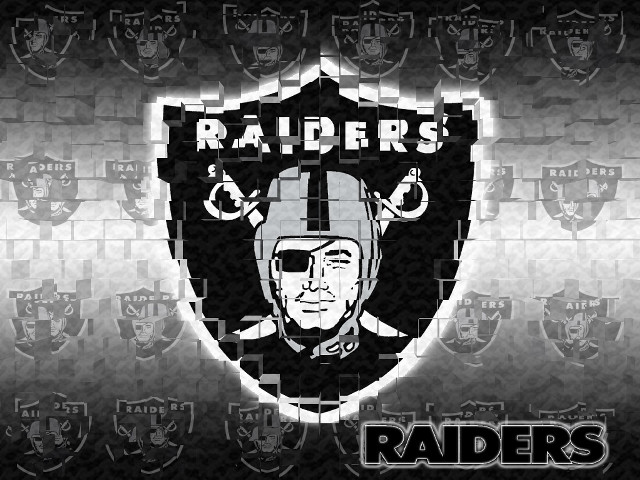 Oakland football team logo oakland #2 free wallpaper for desktop - medium preview image