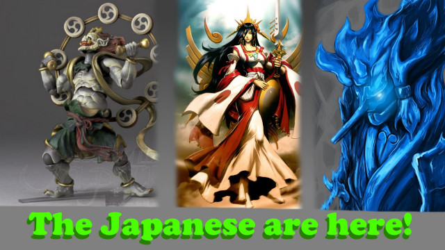 Woman demon sword statue art free wallpaper for desktop - medium preview image