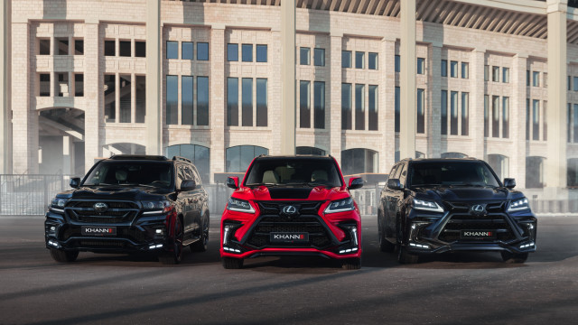 Black red vehicles building cityscape free wallpaper for desktop - medium preview image