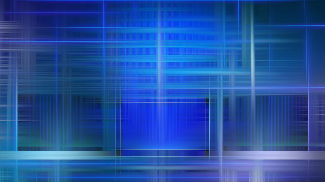 Blue abstract lines squares black free wallpaper for desktop - medium preview image