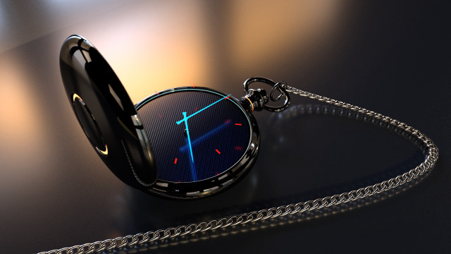 Watch chain table light photorealism free wallpaper for desktop - medium preview image