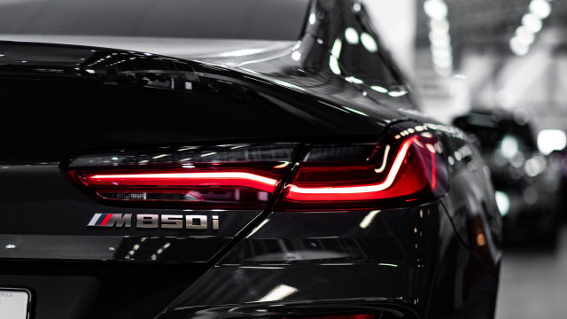 Car tail lights red black free wallpaper for desktop - medium preview image