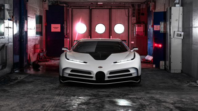 White sports car garage red free wallpaper for desktop - medium preview image