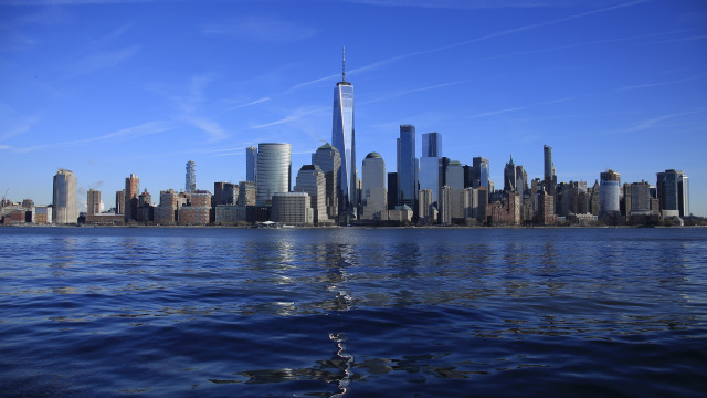 City skyline water blue sky #3 free wallpaper for desktop - medium preview image