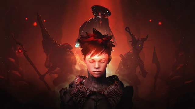 Eve ryder strange head red free wallpaper for desktop - medium preview image