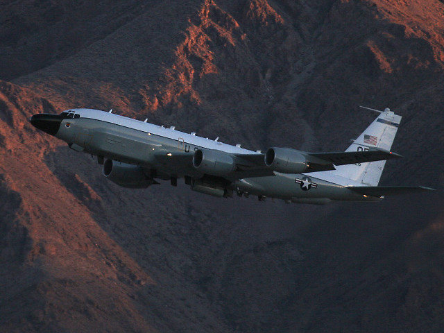 Military plane flying mountains sunset free wallpaper for desktop - medium preview image