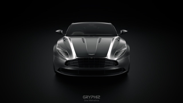 Black car white stripe hood free wallpaper for desktop - medium preview image