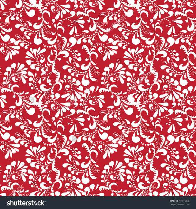 Red white floral pattern white free wallpaper for tablet - medium preview image