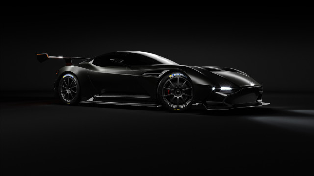 Black sports car dark room #38 free wallpaper for desktop - medium preview image