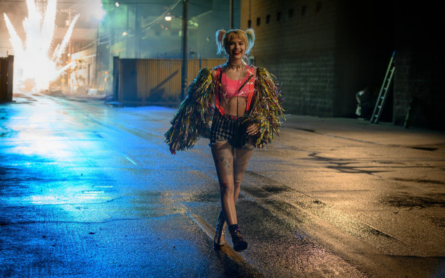 Fireworks street woman jacket skirt free wallpaper for desktop - medium preview image