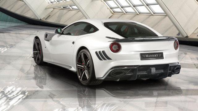 White sports car building large #4 free wallpaper for desktop - medium preview image