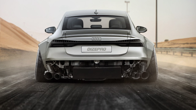 White car desert sand dunes free wallpaper for desktop - medium preview image