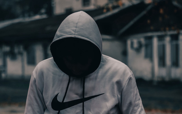 Hoodie person house background neoism free wallpaper for desktop - medium preview image