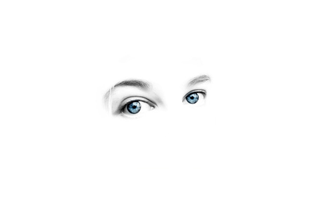 Blue eyes clarice beckett photorealism free wallpaper for desktop - medium preview image
