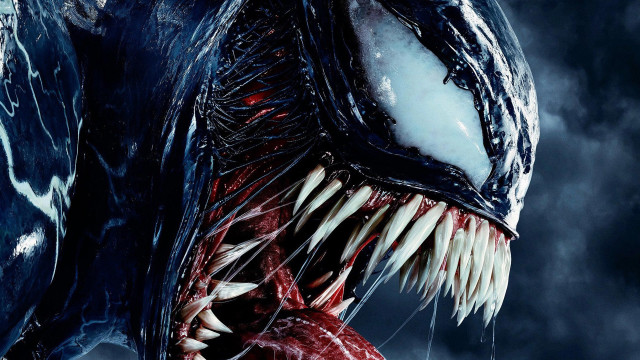 Spider man giant glowing fangs free wallpaper for desktop - medium preview image