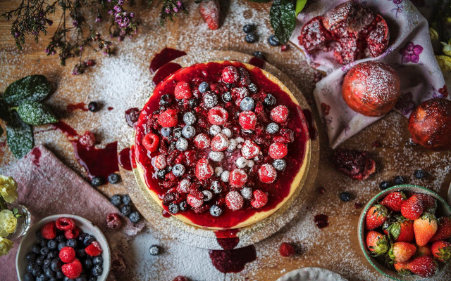 Berry pastel dessert florianne becker free wallpaper for desktop - medium preview image