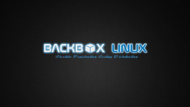 Black background blue white logo free wallpaper for desktop - medium preview image