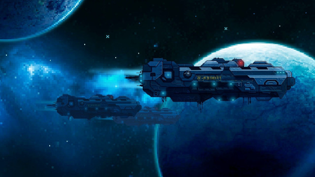 Space ship ocean planet moon free wallpaper for desktop - medium preview image