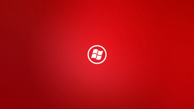 Red background white logo white free wallpaper for desktop - medium preview image