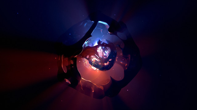 Colorful object black background red free wallpaper for desktop - medium preview image