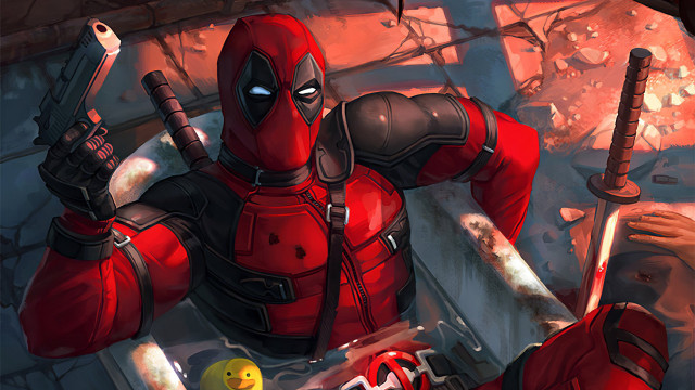 Deadpool knife armor helmet sword free wallpaper for desktop - medium preview image
